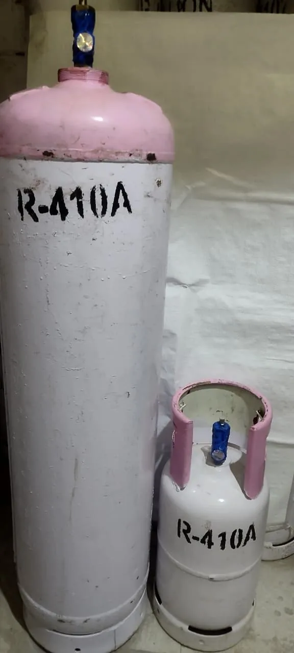 Stallion R-410A refrigerant cylinders, large and small formats, stocked by Shree Suswani Refrigeration in Secunderabad